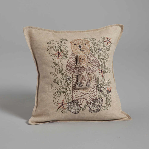 Otter Mama Pocket Pillow