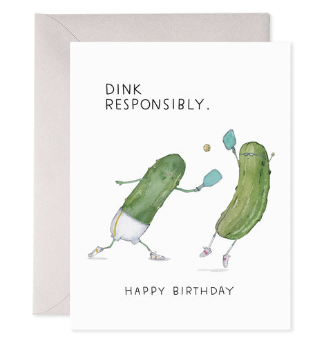 Pickleball Birthday Card