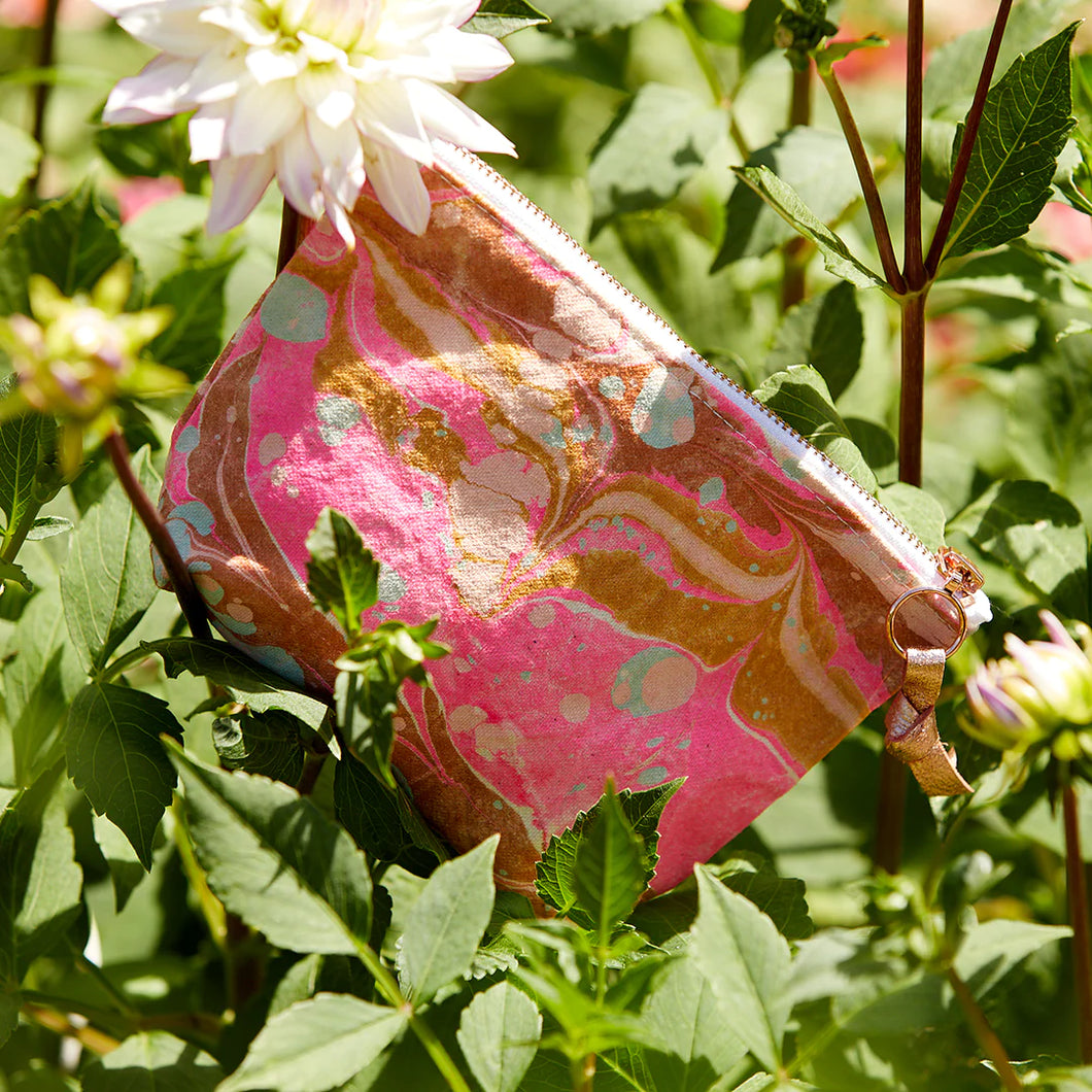 Marbled Zip Pouch