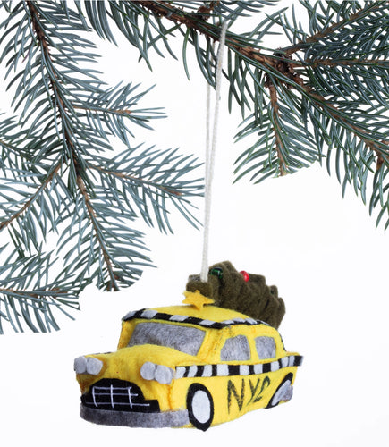 Holiday Taxi Ornament