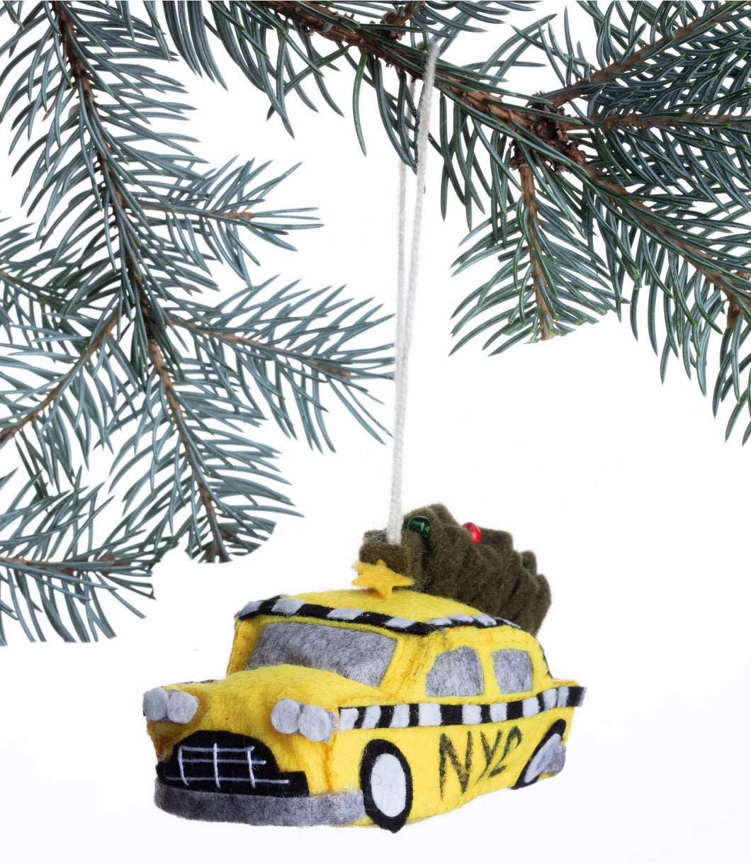 Holiday Taxi Ornament