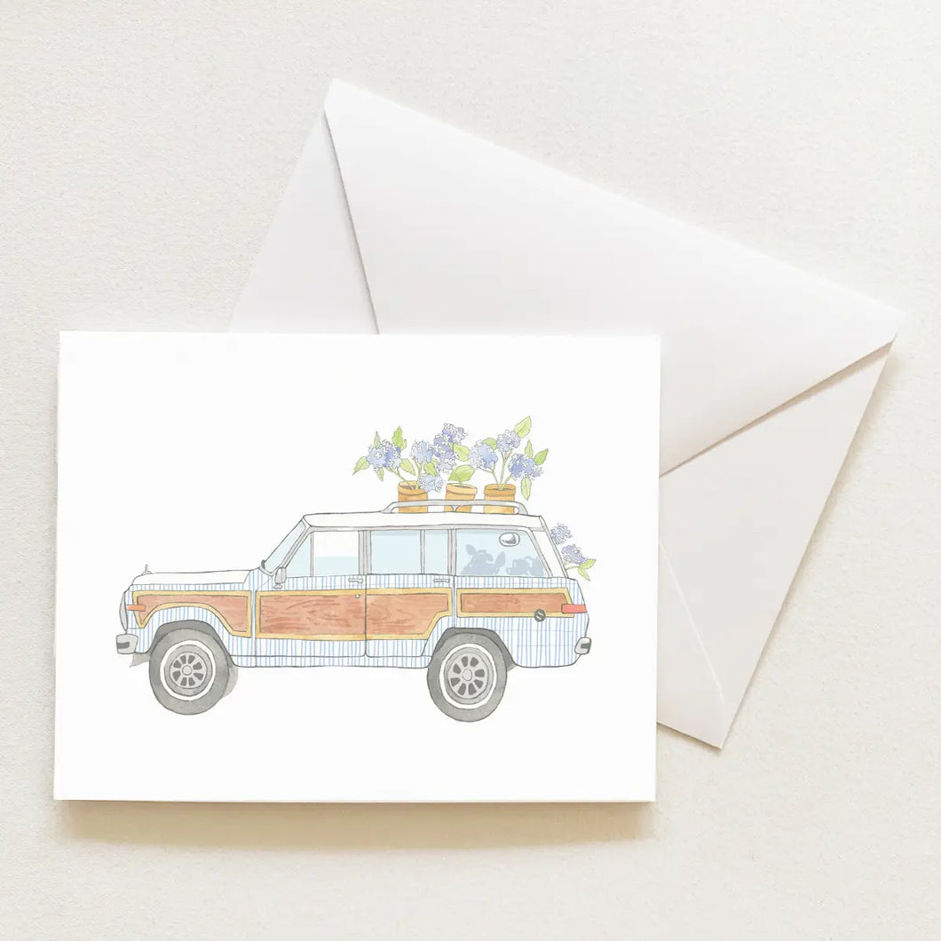 Seersucker Wagon Boxed Note Cards