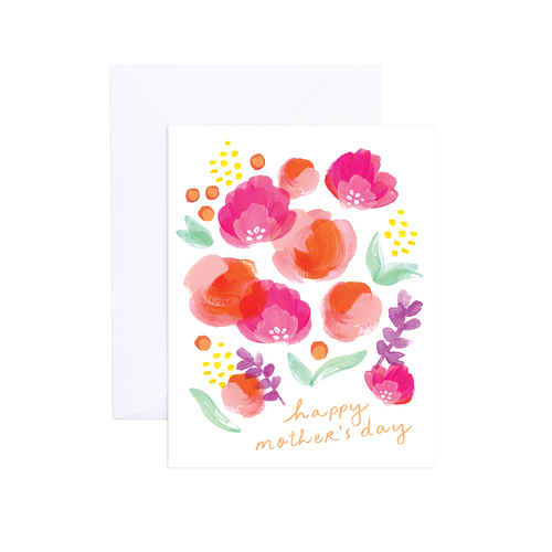 Loose Florals Mother's Day Card