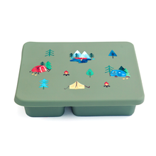 Load image into Gallery viewer, Silicone Bento Box in Sage Camper