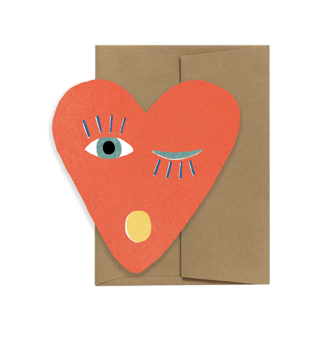 Heart Wink Card