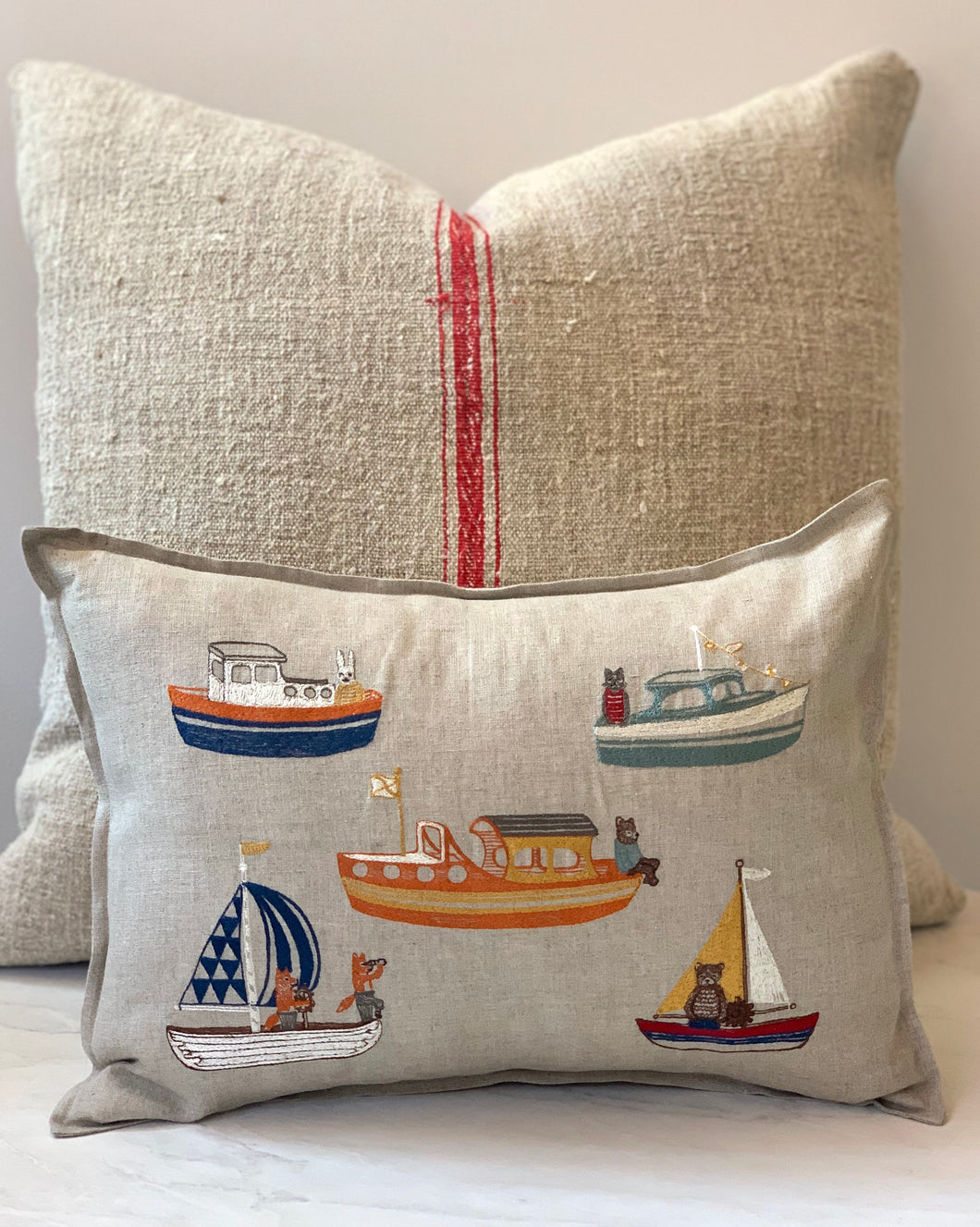 Boats Pillow