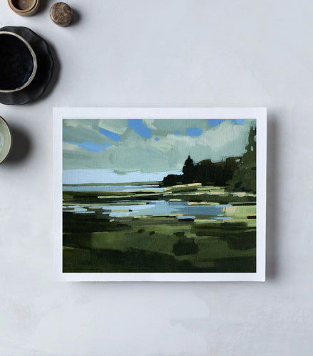 Wonderland Marsh Print on Canvas