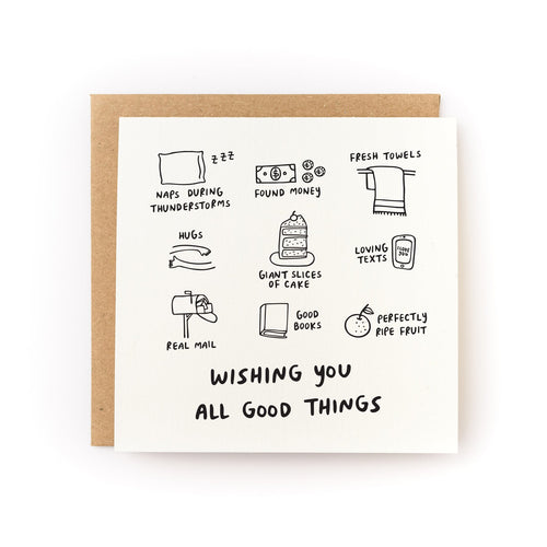 Wishing You All Good Things Birthday Card