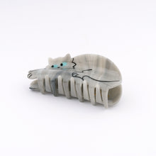 Load image into Gallery viewer, Grey Kitty Hair Claw