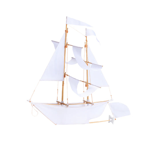 Mini Sailing Ship White