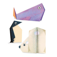 Load image into Gallery viewer, Polar Animals Origami Kit